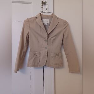 Banana Republic Beige/Natural Women's Blazer